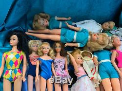 Vintage Large Lot Tammy, Midge, Skipper Barbie & Etc. (at least 2 Dolls TLC)