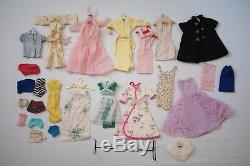 Vintage Lot 1960s Barbie Ken Midge Dolls Cases Clothes Fashion Booklets Japan