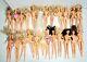 Vintage Lot Of 23 Barbie Dolls Some with Clothes Assorted Years 60's-80's