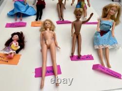 Vintage Lot Of 8 Barbie/Ken Dolls Japan Taiwan Philippines Korea Malaysia Indon