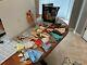 Vintage Lot Of Ken/ Barbie Dolls W Case, Two Dolls, Clothing, Accessories AS IS