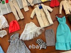 Vintage Lot Of Ken/ Barbie Dolls W Case, Two Dolls, Clothing, Accessories AS IS