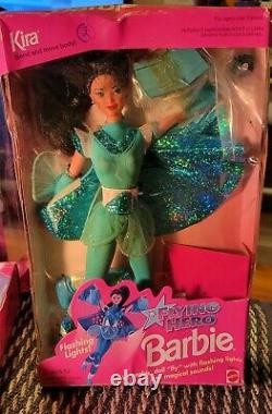 Vintage MATTEL Barbie Kira Doll Lot Splash Butterfly Movin Flying Ocean Box 5