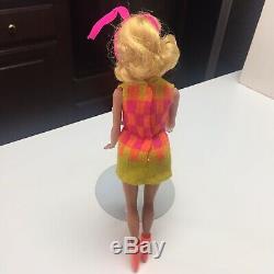 Vintage MOD Mattel Barbie Jamie Walking/TNT Doll Platinum HairRAREVibrantMINT