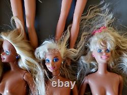 Vintage Mattel 1969 BARBIE DOLL LOT - 13 DOLLS PLUS CLOTHES