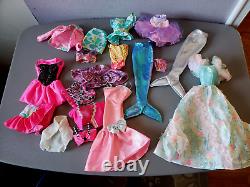 Vintage Mattel 1969 BARBIE DOLL LOT - 13 DOLLS PLUS CLOTHES