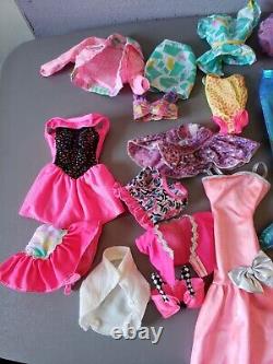 Vintage Mattel 1969 BARBIE DOLL LOT - 13 DOLLS PLUS CLOTHES