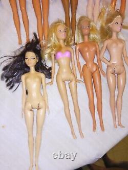 Vintage Mattel Barbie Doll Lot Of 25 Barbies & Clothing 80s 90's 2000's