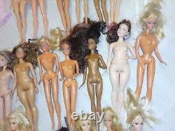 Vintage Mattel Barbie Doll Lot Of 25 Barbies & Clothing 80s 90's 2000's