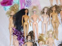 Vintage Mattel Barbie Doll Lot Of 25 Barbies & Clothing 80s 90's 2000's