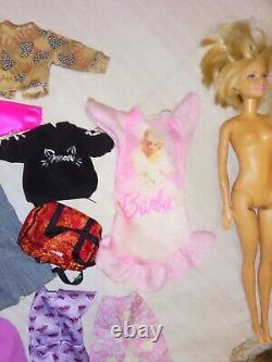 Vintage Mattel Barbie Doll Lot Of 25 Barbies & Clothing 80s 90's 2000's