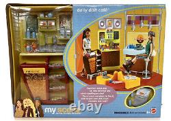 Vintage Mattel Barbie My Scene Daily Dish Cafe Play Set New In Sealed Box Mint