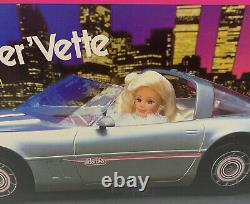 Vintage Mattel Barbie Silver' Vette #4934 1983 NRFB