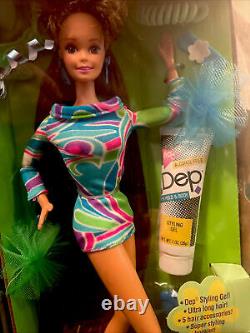 Vintage Mattel Barbie Totally Hair Brunette Barbie Doll 1991 Sealed New in Box