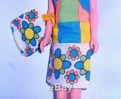 Vintage Mod 1967 Barbie Francie Pretty Wild Groovy Color Magic Outfit Mint