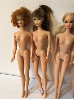 Vintage Mod Lot Barbie Stacy Walking Jamie Doll As Is