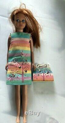 Vintage Nice Lot Skipper Barbie Vinyl Case Dolls Clothes Accessories 1963 Mattel