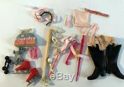 Vintage Nice Lot Skipper Barbie Vinyl Case Dolls Clothes Accessories 1963 Mattel