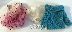 Vintage Nice Lot Skipper Barbie Vinyl Case Dolls Clothes Accessories 1963 Mattel