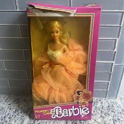 Vintage Peaches'n Cream Barbie Doll 1984 Mattel No. 7926 Original Box