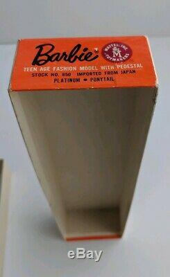 Vintage Platinum Swirl Barbie Mint in Box MIB Head Cello