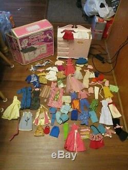 Vintage Rare Barbie Midge Suzy Goose Chifferobe Queen Lot Clothes Iob 1964