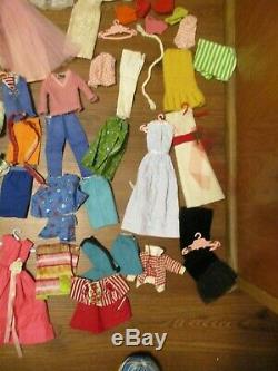 Vintage Rare Barbie Midge Suzy Goose Chifferobe Queen Lot Clothes Iob 1964