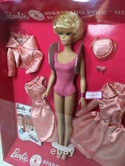 Vintage Reproduction Barbie Sparkling Pink Gift Set NRFB Mint 50th Anniv