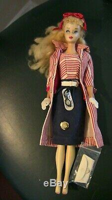 Vintage Roman Holiday Barbie Ponytail #3 Head RARE #2 BODY & Display case lot