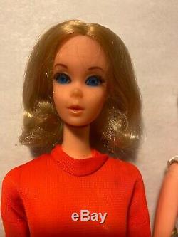 Vintage Talking Barbie, Walk Lively and Ballerina Barbie Doll MOD Era Lot