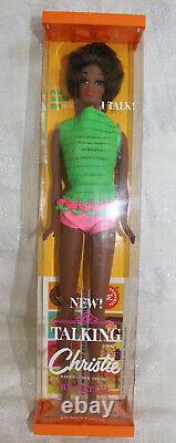 Vintage Talking Christie Barbie Doll NRFB Mint 1ST Edition