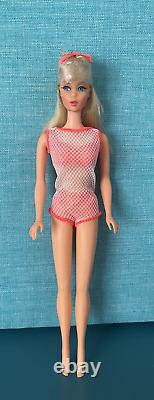 Vintage Twist N Turn TNT Blonde Barbie w Trade In Promo Box #1162 Near Mint 1967