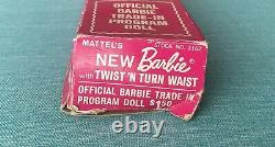 Vintage Twist N Turn TNT Blonde Barbie w Trade In Promo Box #1162 Near Mint 1967