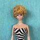 Vintage White Ginger Blonde Bubble Cut Barbie Doll Transitional Solid R Body'61