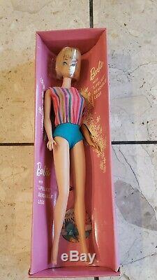Vintage american girl barbie doll 1966 pale blonde with original box. Near Mint