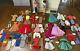 Vtg 1960's Large Barbie Lot Bubble Cut & Midge 19 Outfits Clothes Clean With Case