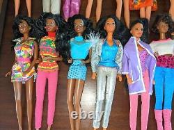 Vtg 80's Barbie Ken Lot Rockers Kira Dee Dee Ethnic Christy Teresa Hair sparkle