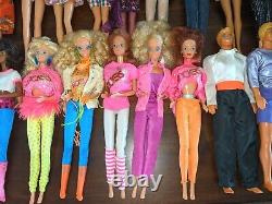 Vtg 80's Barbie Ken Lot Rockers Kira Dee Dee Ethnic Christy Teresa Hair sparkle