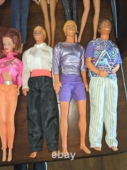 Vtg 80's Barbie Ken Lot Rockers Kira Dee Dee Ethnic Christy Teresa Hair sparkle