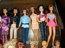 Vtg 80's Barbie Ken Lot Rockers Kira Dee Dee Ethnic Christy Teresa Hair sparkle