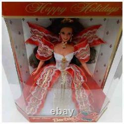 Vtg. BARBIE 1997 Holidays Mint in BOX (Special 10th Christmas) RARE Green Eyes