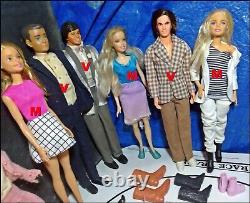 Vtg Barbie Dolls Huge Case Lot Mod Ken Fashion Queen Skipper & More Played with