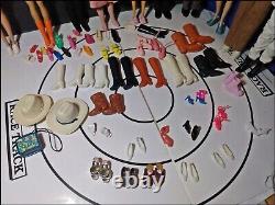 Vtg Barbie Dolls Huge Case Lot Mod Ken Fashion Queen Skipper & More Played with