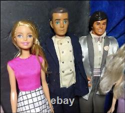 Vtg Barbie Dolls Huge Case Lot Mod Ken Fashion Queen Skipper & More Played with