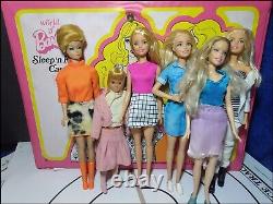 Vtg Barbie Dolls Huge Case Lot Mod Ken Fashion Queen Skipper & More Played with