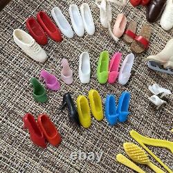 Vtg Barbie Ken Doll Hats Purses Shoes Heels Towel Accessories Glove Lot Single