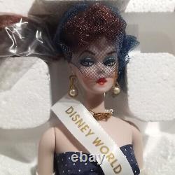WDW EXCLUSIVE GAY PARISIENNE PORCELAIN BARBIE DOLL BOX WithSHIPPER NRFB. Mint