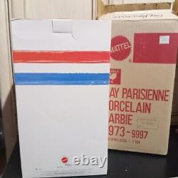 WDW EXCLUSIVE GAY PARISIENNE PORCELAIN BARBIE DOLL BOX WithSHIPPER NRFB. Mint