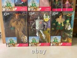 WIZARD OF OZ BARBIE DOLL 1999 MATTEL COMPLETE SET OF 8 NRFB, NIB, Lot of 8 Dolls