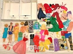 WOW! 1960s TNT Barbie Ken LOT Vintage Dolls & Case, Clothes, Shoes, Accessories